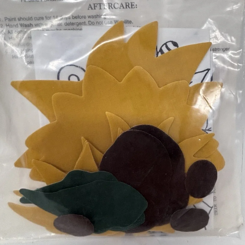 Innovations Cotton Pickings Sunflowers Iron On Transfer Cutouts New Vintage 1994